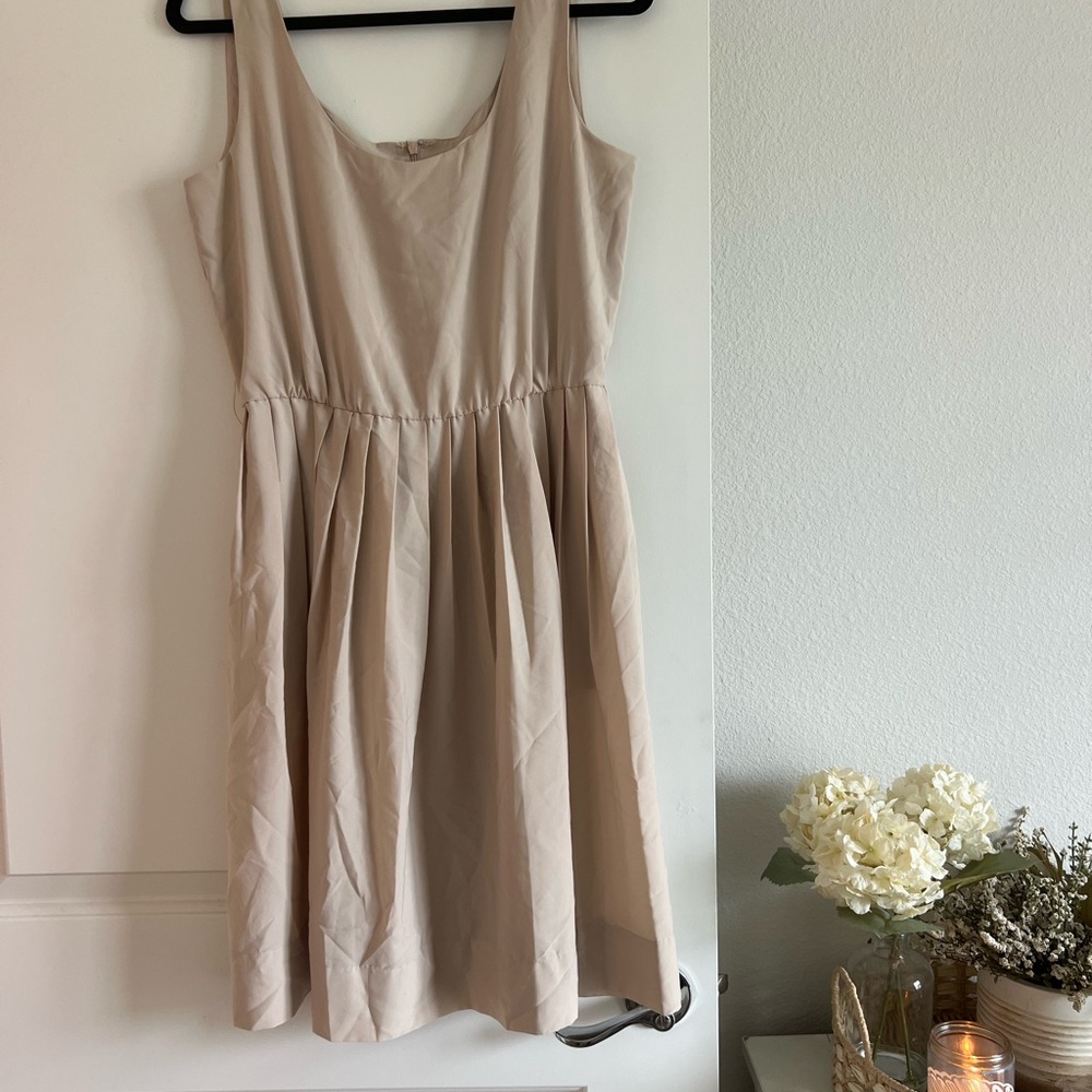 Calvin Klein Beige Mini Dress